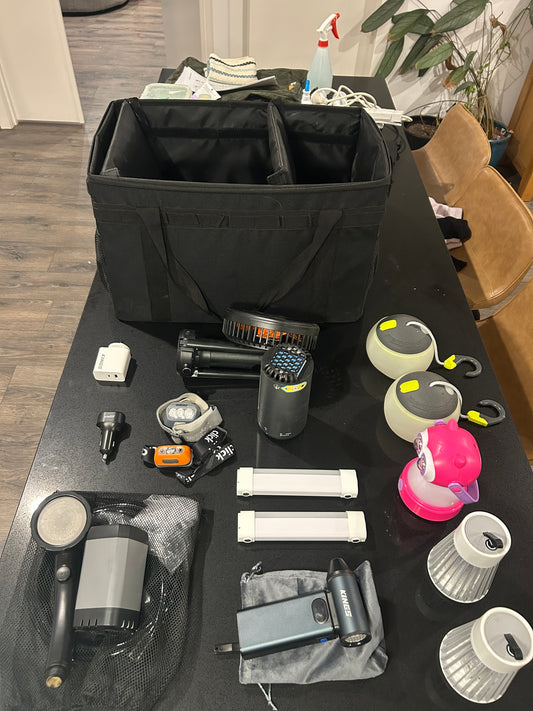 Camp Accessories & Lighting (The Small Stuff That Makes Camp Actually Comfortable)
